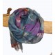 Scarf in modal and cashmere "Formentera", made in Italy